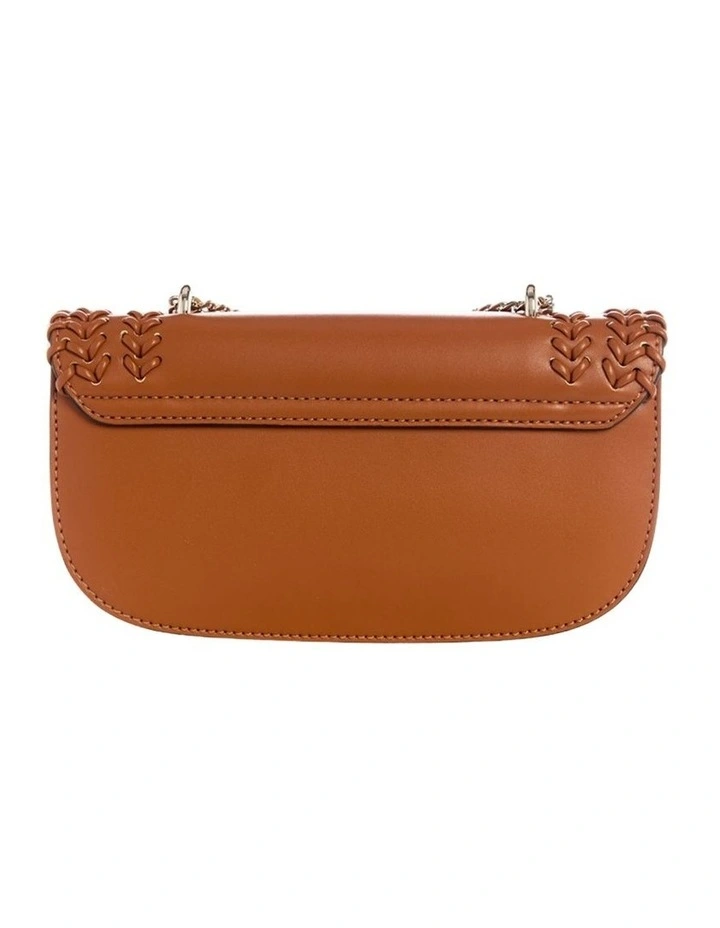 Tatum Convertible Crossbody Flap Bag  in Caramel image 5
