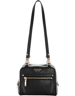 Marsha Box Shoulder Bag in Black