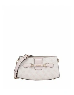 Nolana Crossbody Top Zip Bag in Dove Logo