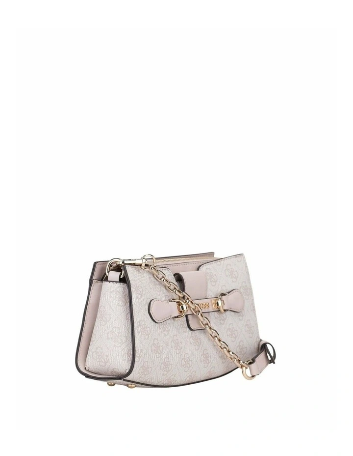Nolana Crossbody Top Zip Bag in Dove Logo image 2