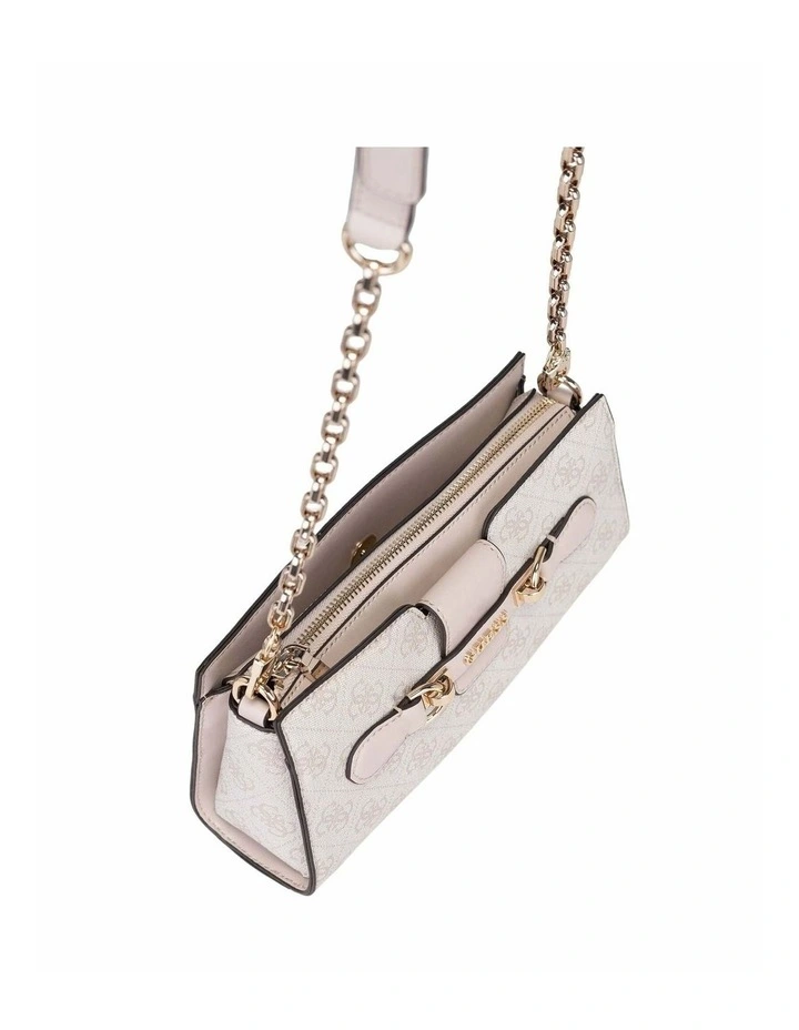 Nolana Crossbody Top Zip Bag in Dove Logo image 4