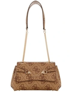 Lorelei Crossbody Bag in Latte Logo