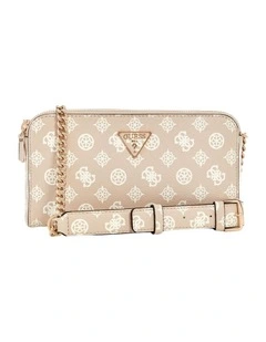Daryna Crossbody Bag in Sand Logo