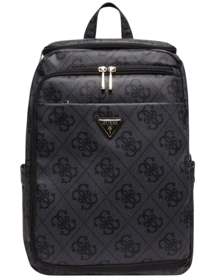 Berta U-Zip Backpack in Black Logo image 1