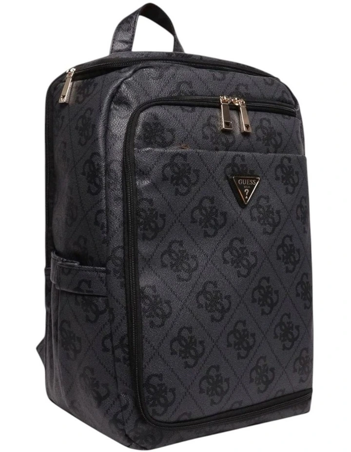 Berta U-Zip Backpack in Black Logo image 2