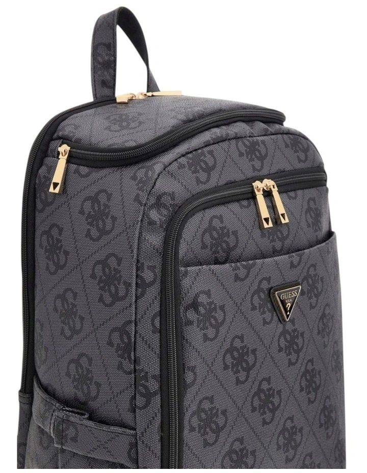 Berta U-Zip Backpack in Black Logo image 3