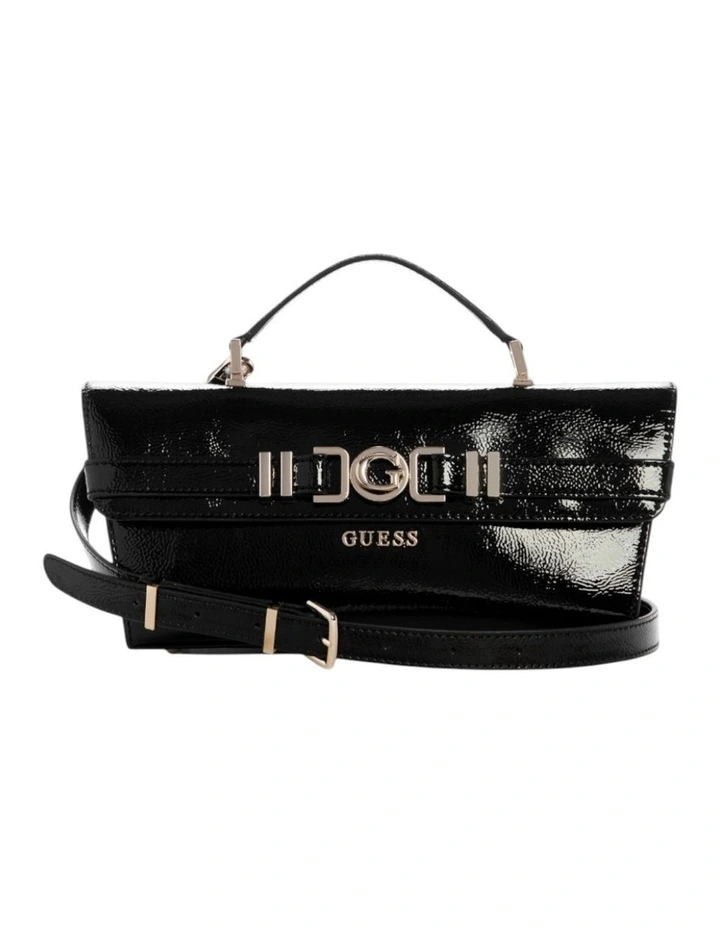 Cirene Top Handle Flap Bag in Black image 1