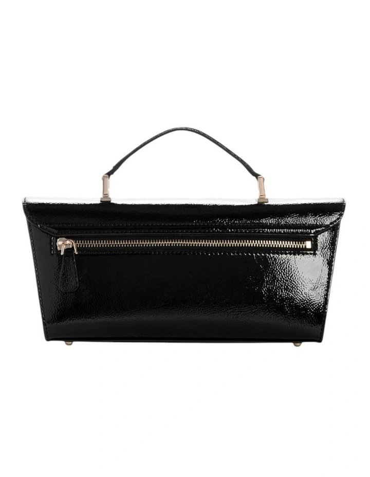 Cirene Top Handle Flap Bag in Black image 3