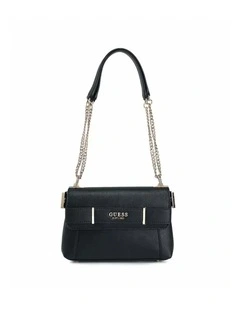 Anadela Convertible Crossbody Flap in Black