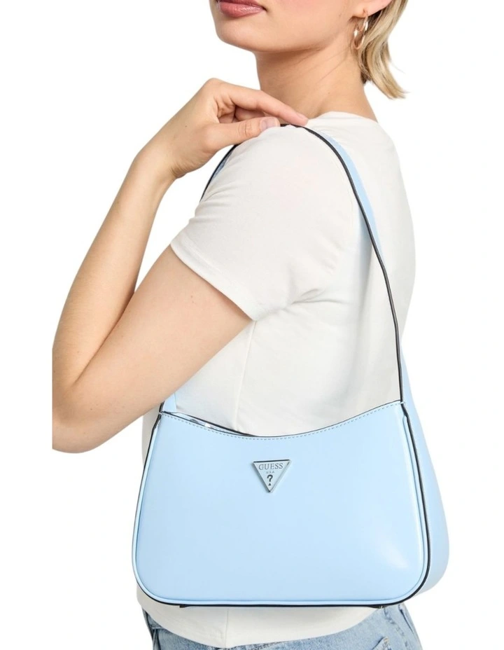 Arnela Top Zip Shoulder Bag in Sky Blue image 2
