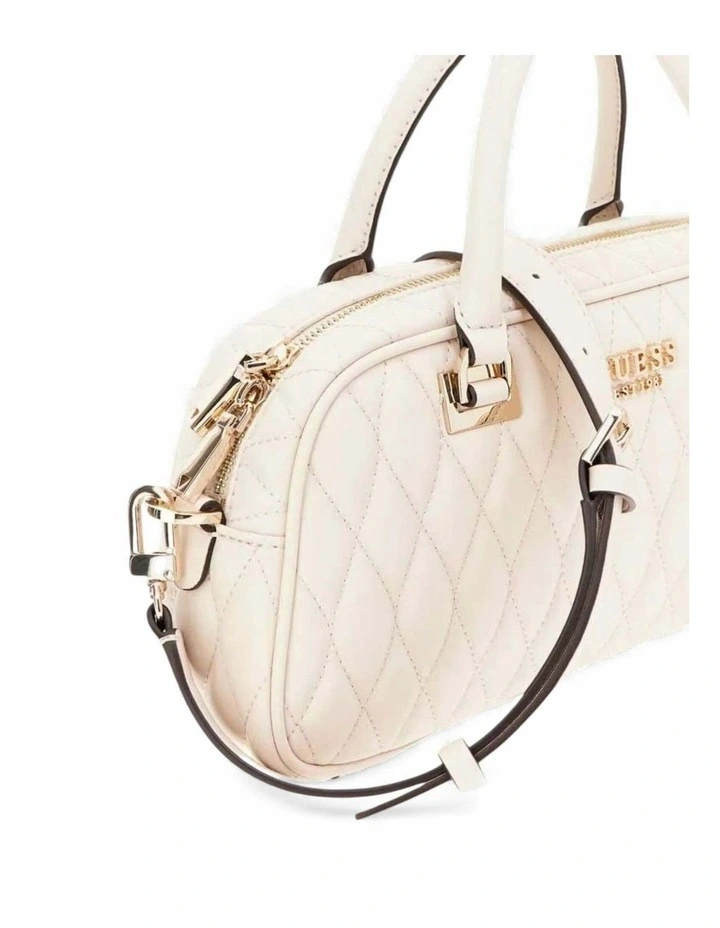 Valla Small Satchel Bag in Bone image 4