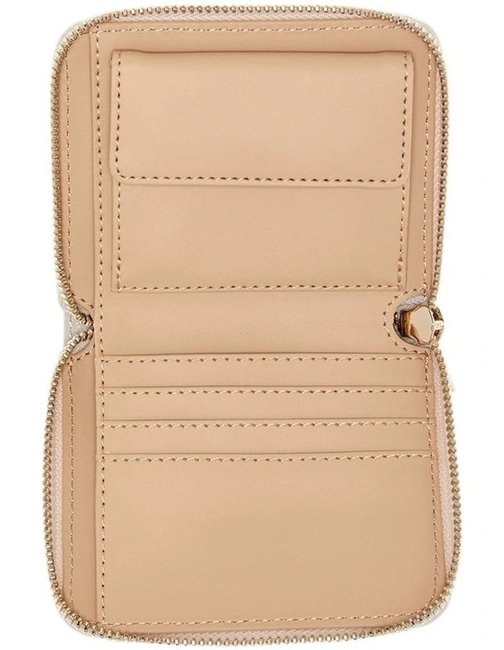 Laurel Small Wallet in Bone Logo image 3