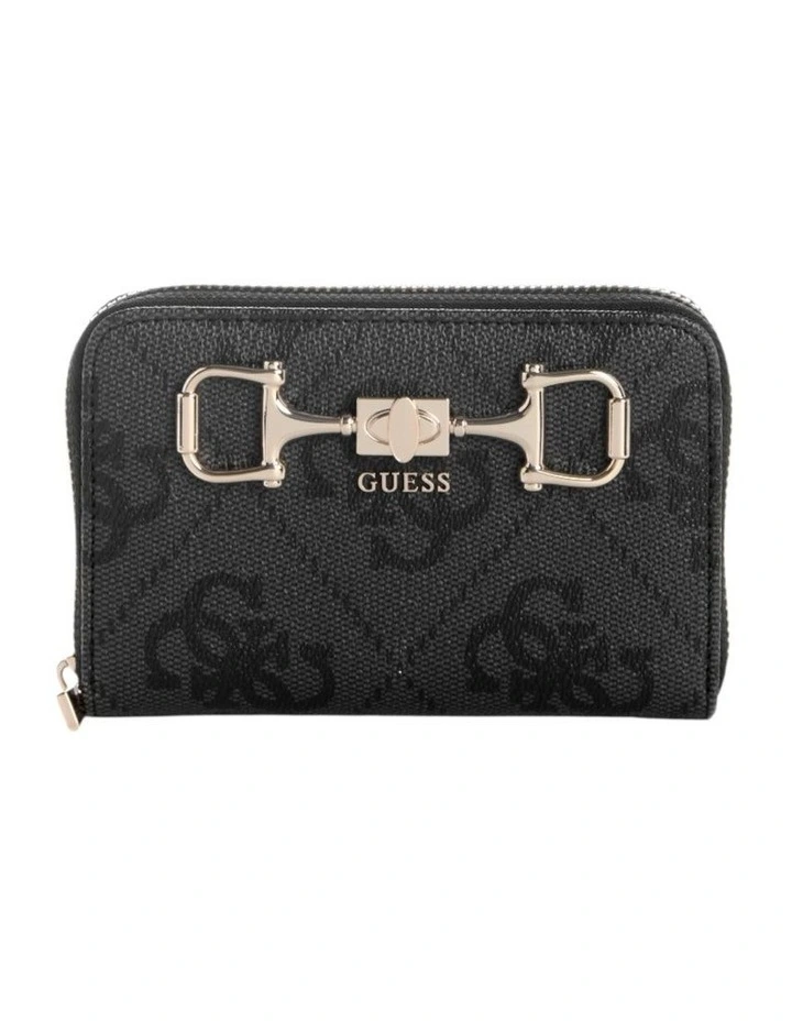 Janie Medium Zip Around Wallet in Coal Logo image 1