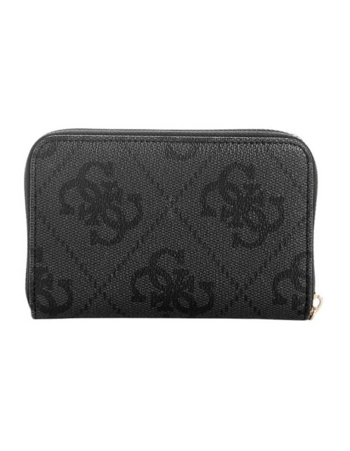 Janie Medium Zip Around Wallet in Coal Logo image 2