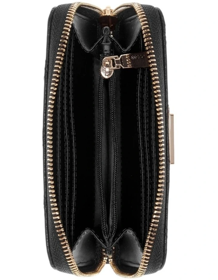 Janie Medium Zip Around Wallet in Coal Logo image 3