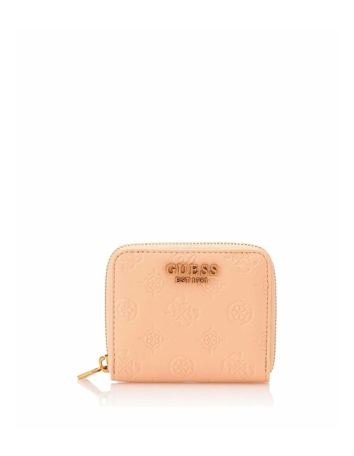 Laurel Small Zip Around Wallet in Apricot Cream Logo image 1