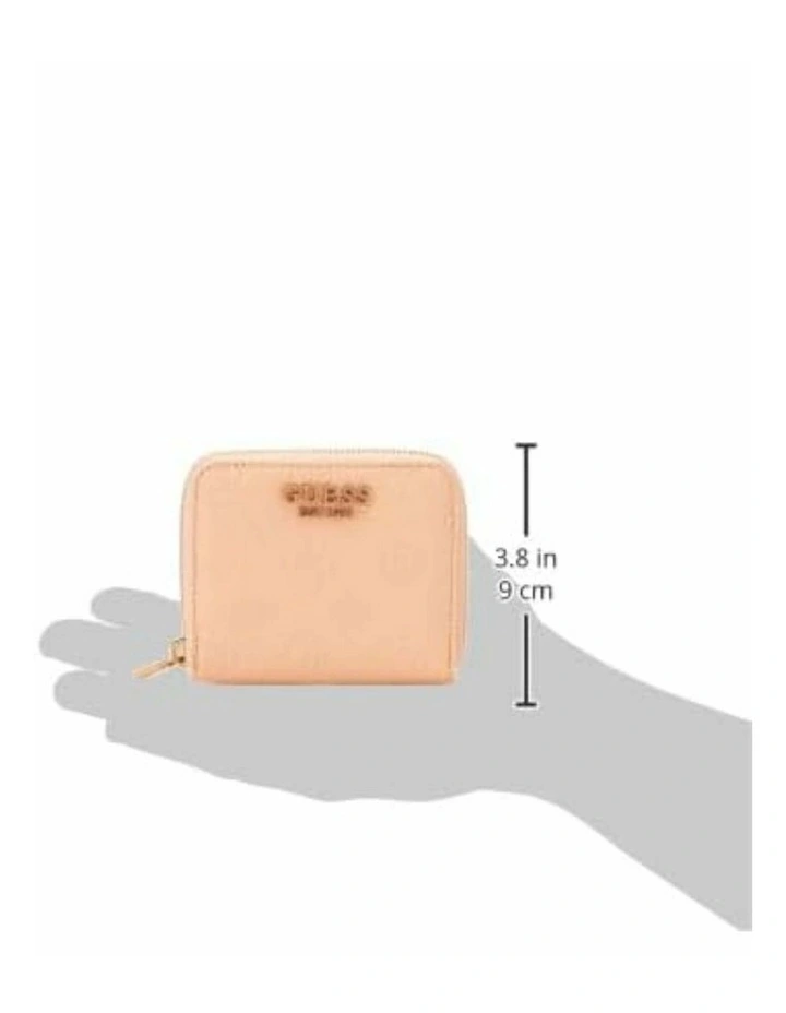 Laurel Small Zip Around Wallet in Apricot Cream Logo image 3