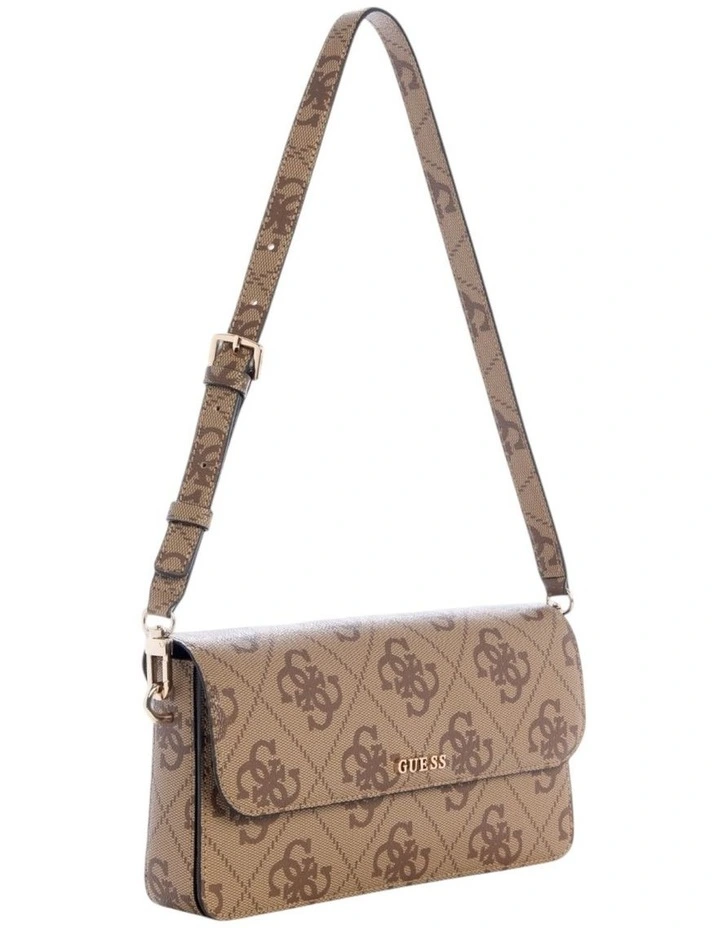 Sadie Flap Shoulder Bag in Brown image 2