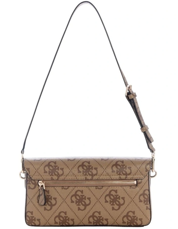 Sadie Flap Shoulder Bag in Brown image 3