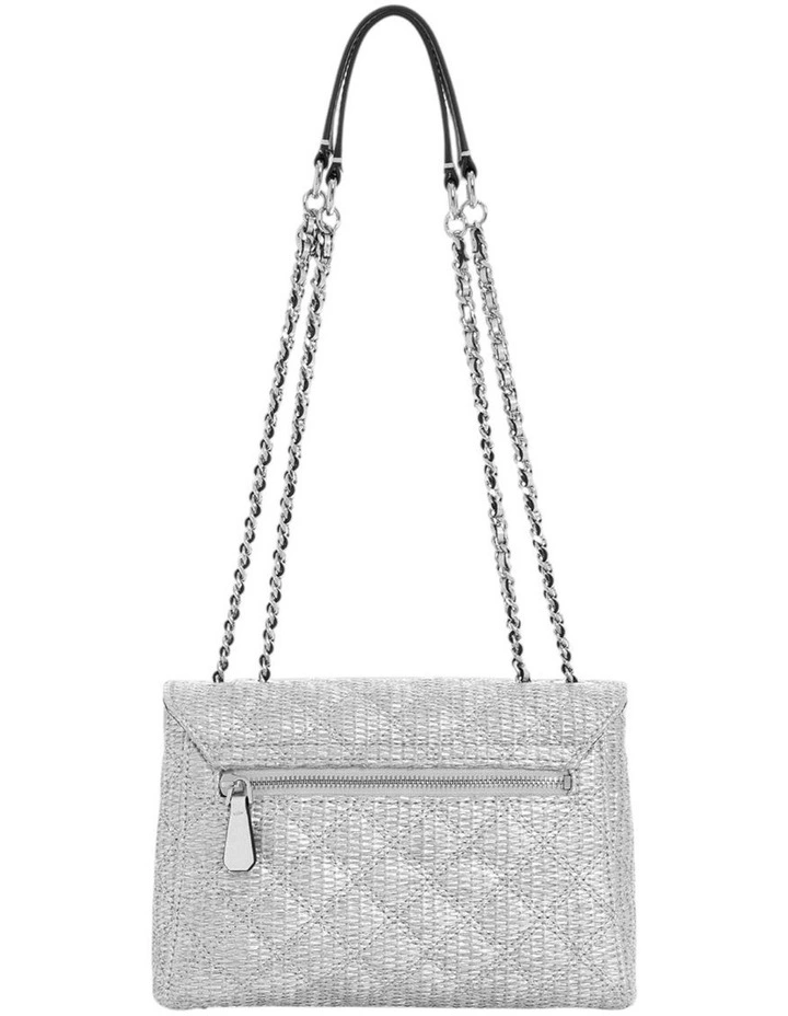 Giully Convertible Crossbody Bag in Silver image 3