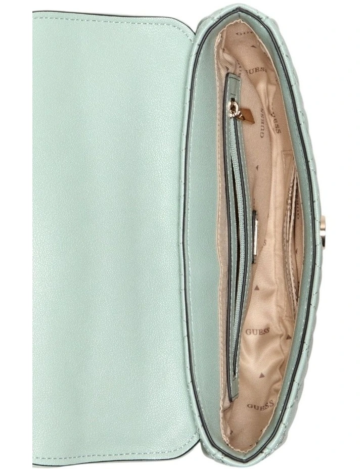 Atabey Convertible Crossbody Flap Bag in Green image 4