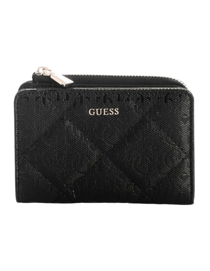 Libby Zip Around Card Case in Black image 1
