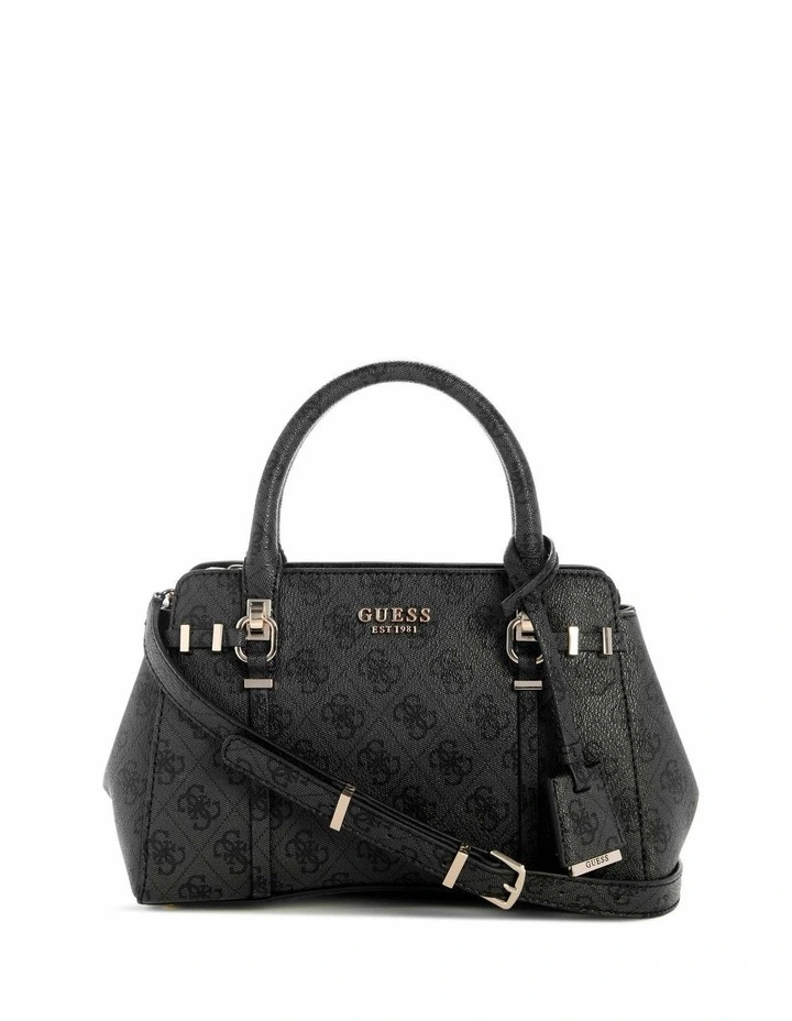 Leona Logo Small Multi Compartment Satchel Bag in Coal image 1