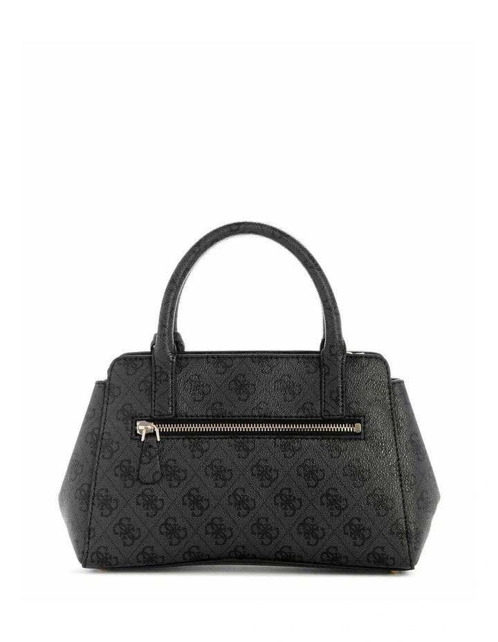 Leona Logo Small Multi Compartment Satchel Bag in Coal image 4