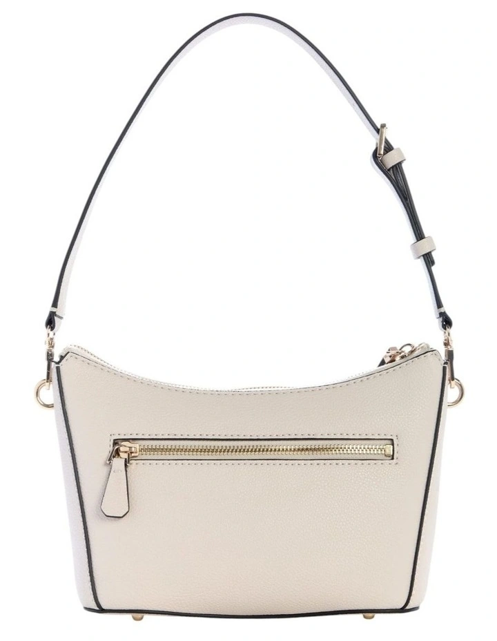 Gregoria Top Zip Shoulder Bag in Stone image 4