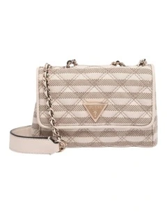 Giully II Mini Convertible Flap Bag in Beige