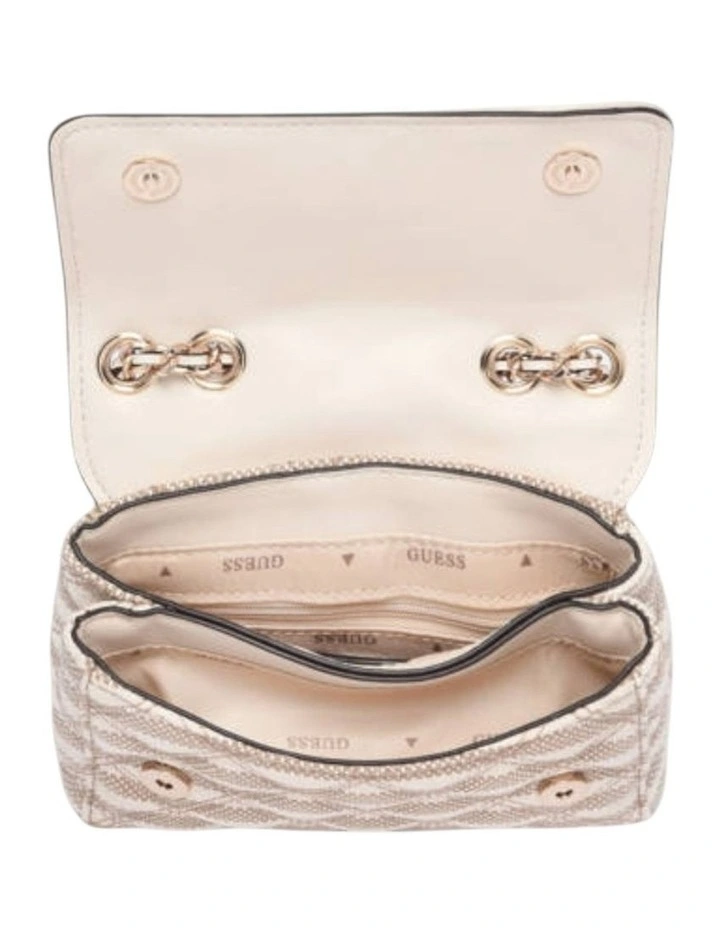 Giully II Mini Convertible Flap Bag in Beige image 5