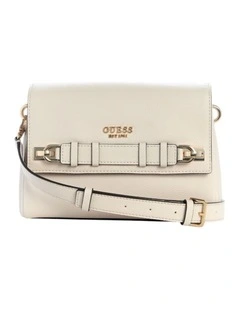 Gregoria Flap Crossbody Bag in Stone