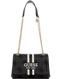 Noelle Crossbody Bag in Coal Logo