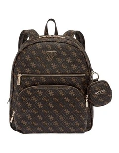 Power Play Backpack in Brown Logo