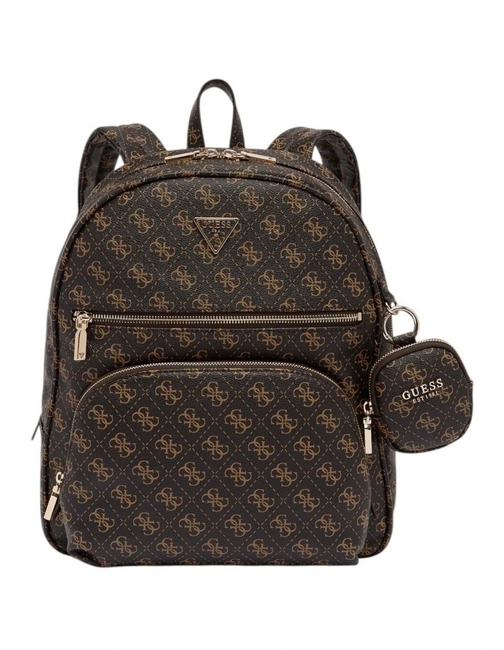 Power Play Backpack in Brown Logo image 1