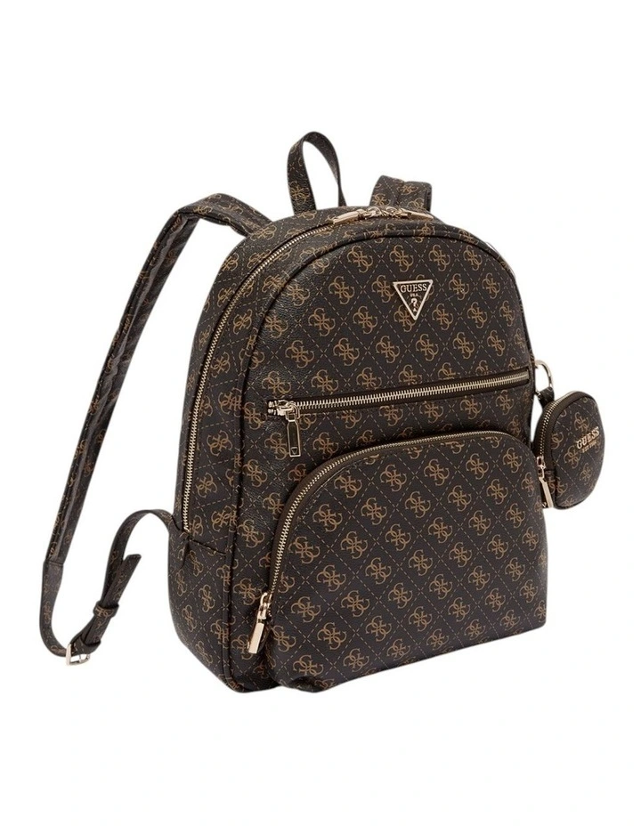 Power Play Backpack in Brown Logo image 3