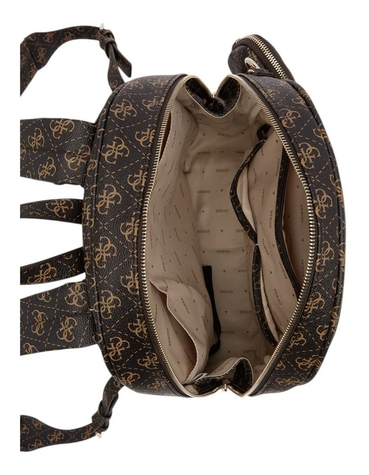 Power Play Backpack in Brown Logo image 5