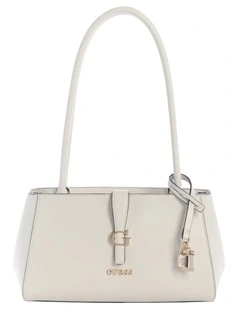 Carrie Girlfriend Shoulder Satchel Bag in White