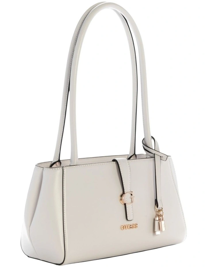 Carrie Girlfriend Shoulder Satchel Bag in White image 2