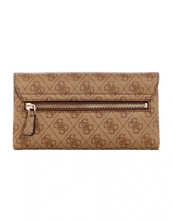 Noelle Crossbody Organiser Bag in Latte Logo/Brown image 3