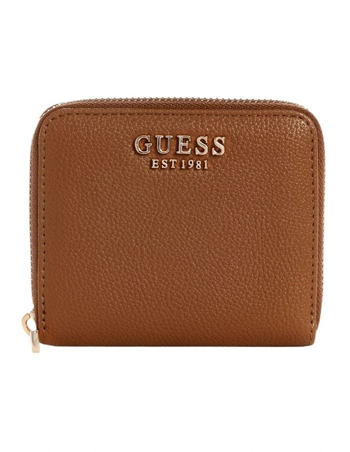 Laurel Small Zip Wallet in Cognac image 1