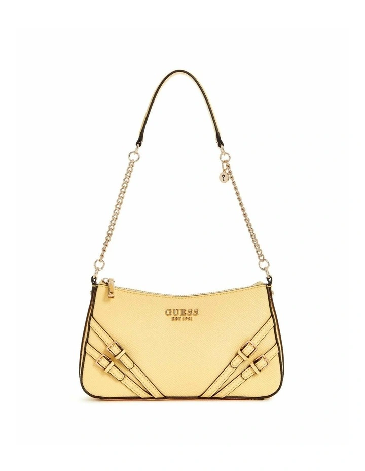 Bramina Top Zip Shoulder Bag in Cornsilk image 1