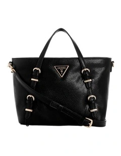 Levia Mini Satchel Bag in Black