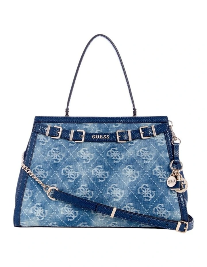 Dovie Satchel Bag in Denim Logo image 1
