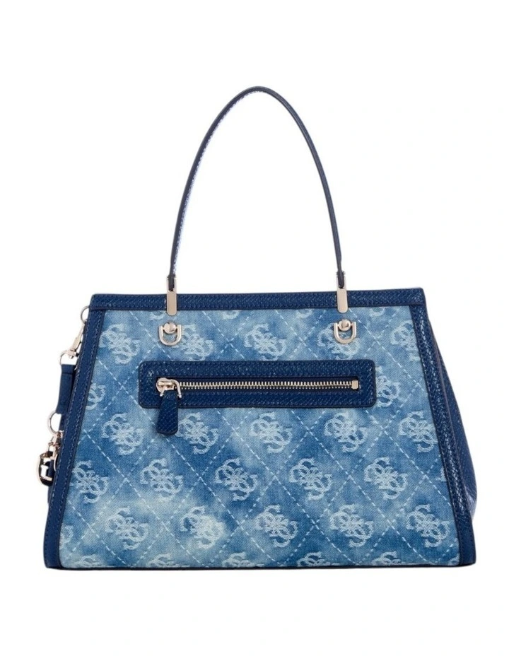 Dovie Satchel Bag in Denim Logo image 3