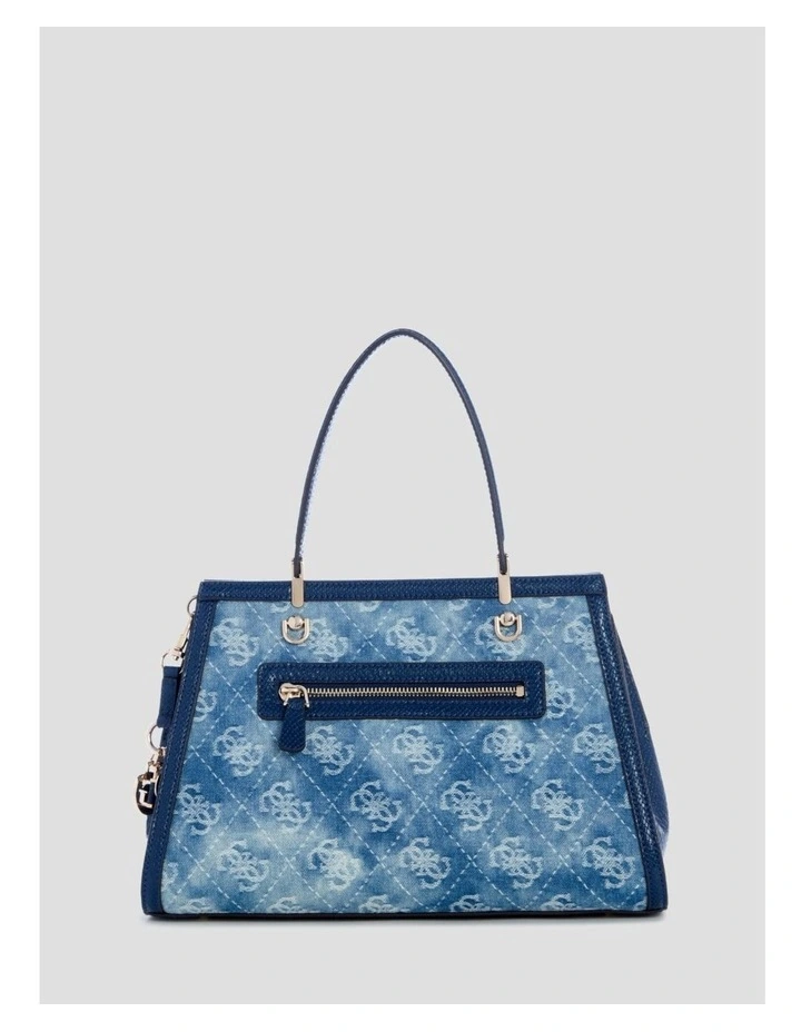 Dovie Satchel Bag in Denim Logo image 5