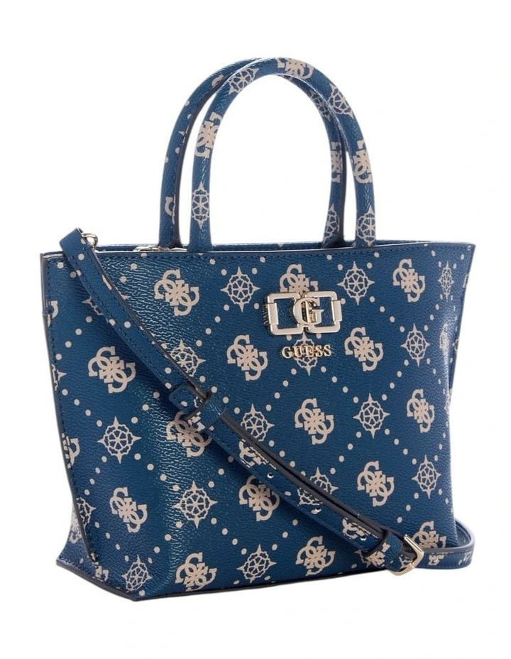 Emelie Mini Tote Bag in Navy Logo image 3