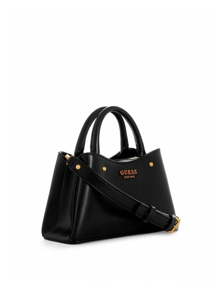 Sarita Mini Satchel Bag in Black image 2
