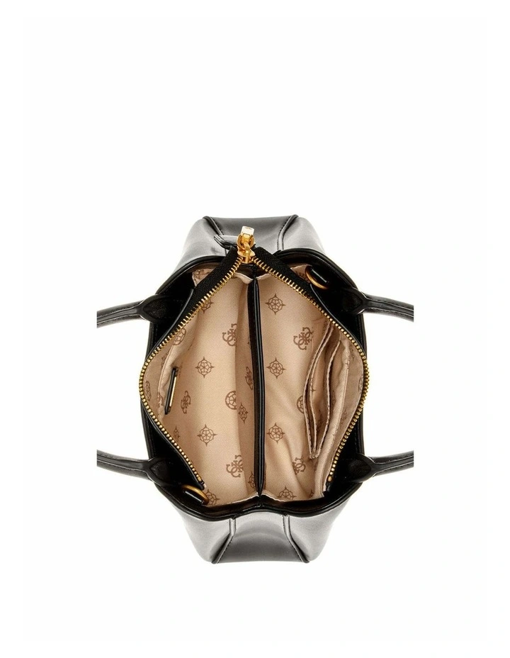 Sarita Mini Satchel Bag in Black image 4