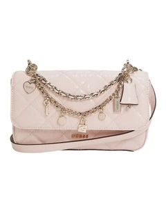 Libby Flap Crossbody Bag in Light Rose
